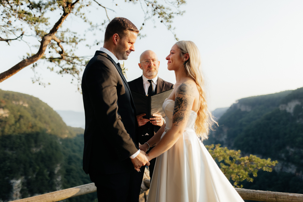 Cloudland Canyon Sunrise Wedding