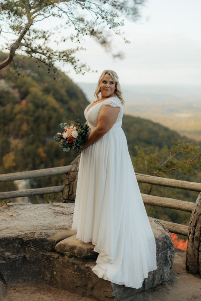 Fall Cloudland Canyon Wedding Photography
