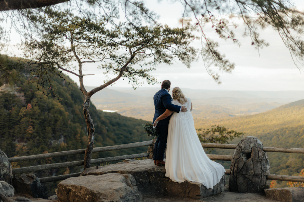 Fall Cloudland Canyon Wedding Photography