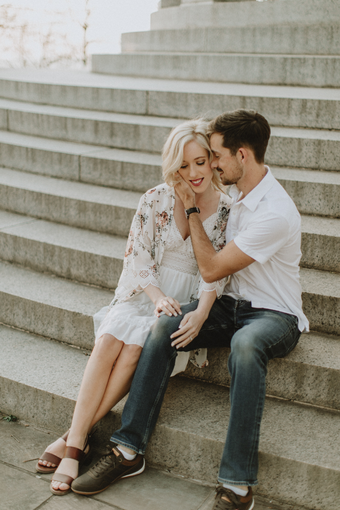 Tennessee River Engagement Photography in Chattanooga, TN.