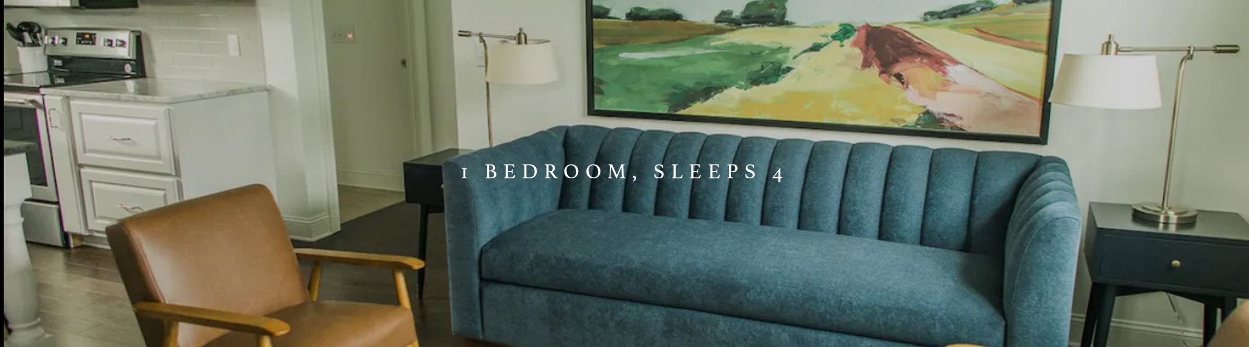 accommodations - 1 bedroom sleeps 4