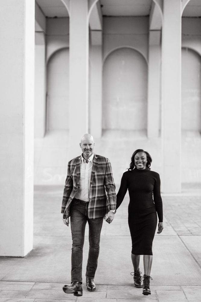 downtown chattanooga fall engagement photography