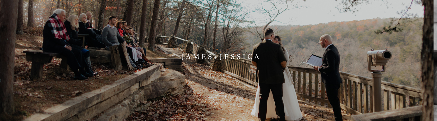 Winter Cloudland Canyon Micro-Wedding – James+Jessica