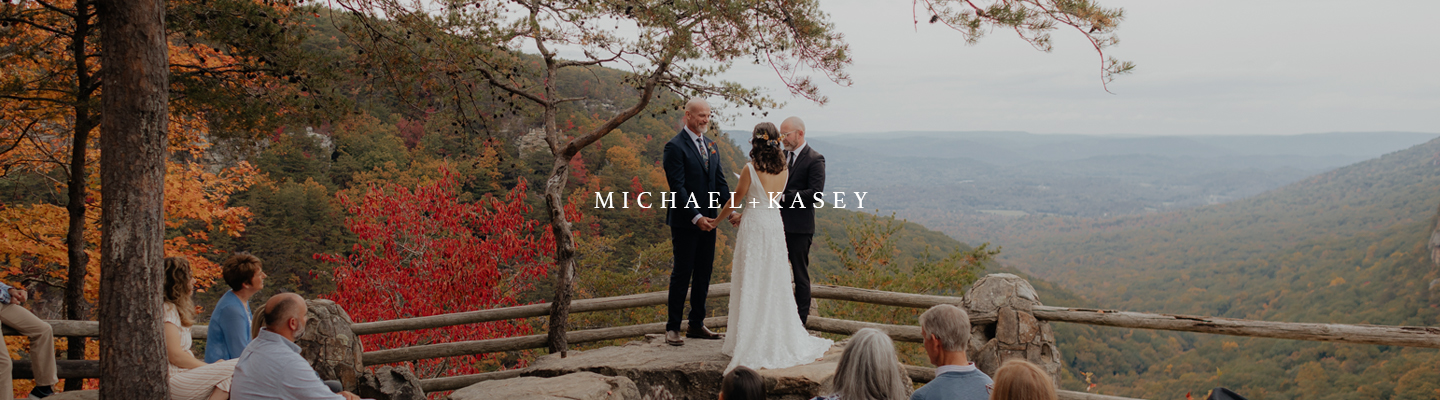 October Cloudland Canyon Micro-Wedding – Kasey+Michael