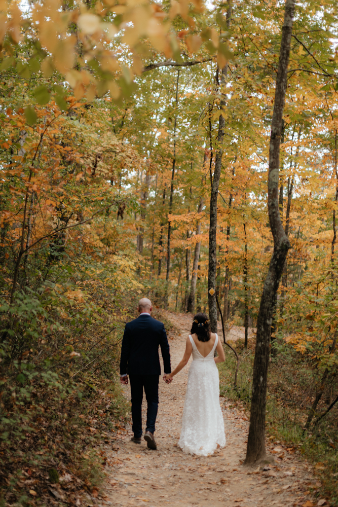 October Cloudland Canyon Micro-Wedding