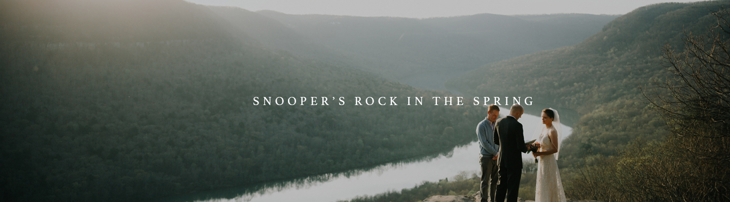 Snooper’s Rock in the Spring – Wedding Photography – Chattanooga, TN