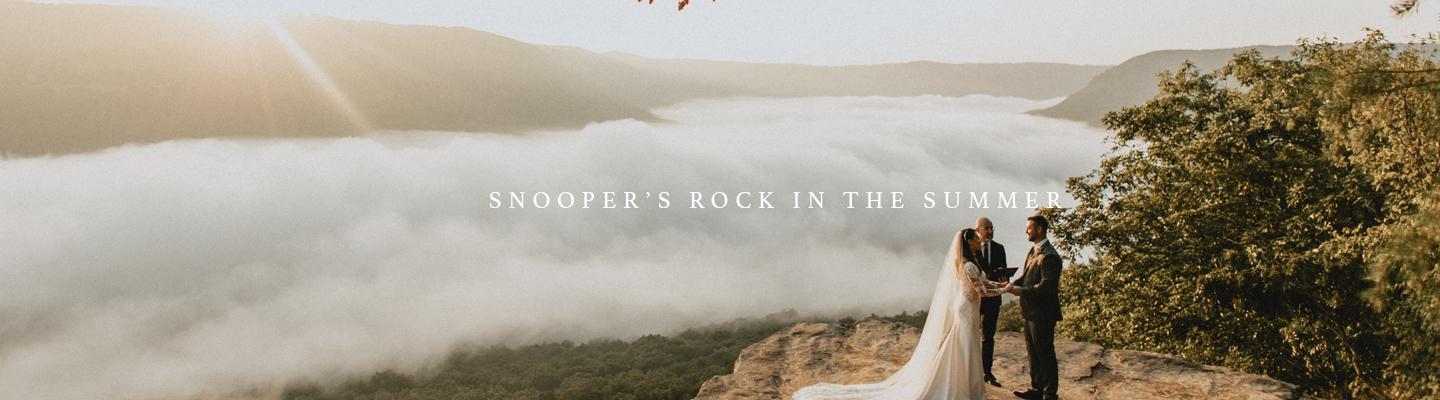 Snooper’s Rock in the Summer – Wedding Photography – Chattanooga, TN