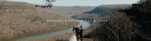 Snooper's Rock Wedding in the Winter banner