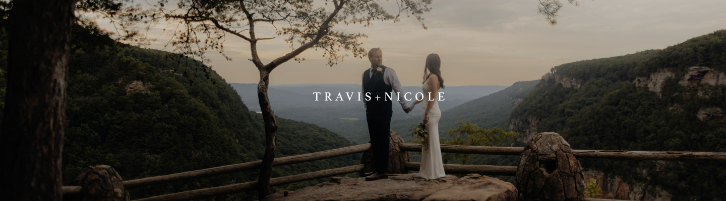 Cloudland Canyon Summer Micro-Wedding – Chattanooga, Tennessee