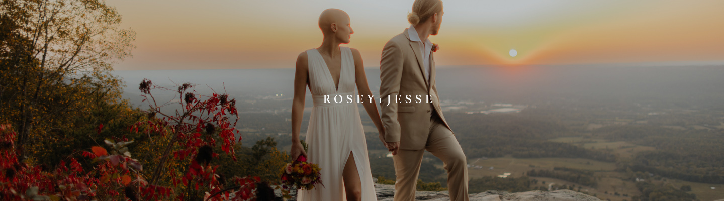 Lookout Mountain Micro-Wedding – Chattanooga, Tennessee – Rosey+Jesse