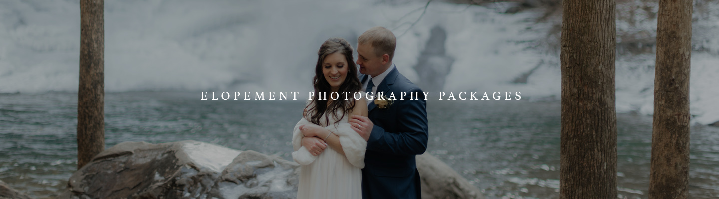elopement photography packages chattanooga tennessee banner