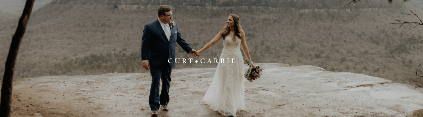 Elope in Chattanooga – Snooper’s Rock – Carrie+Curt