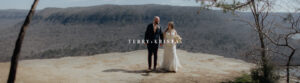 late winter forest wedding