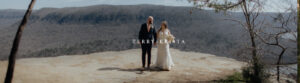 late winter forest wedding