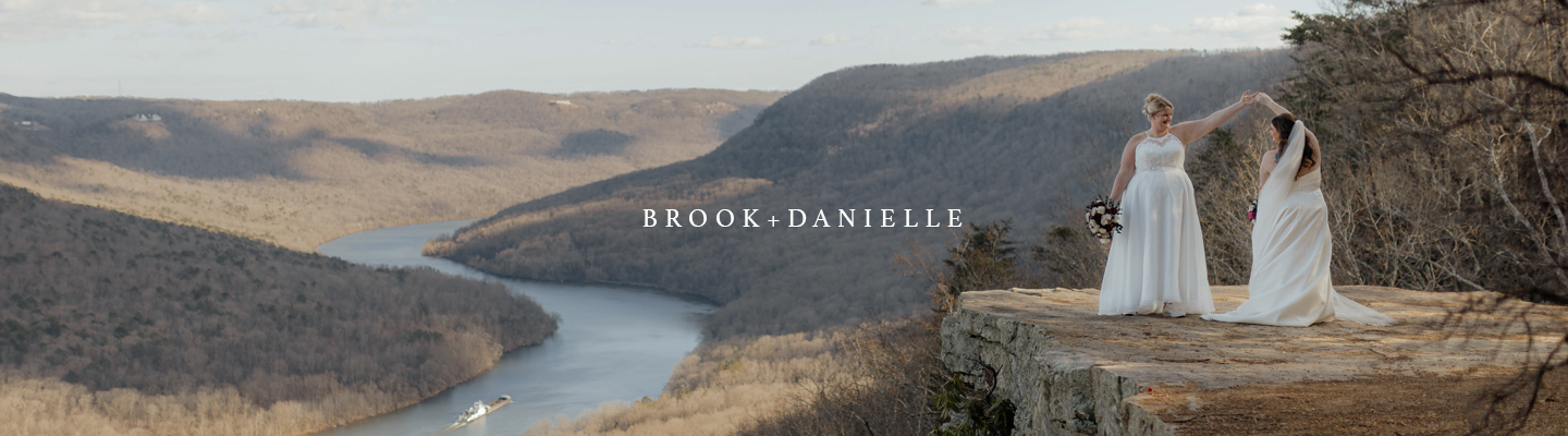 Cliff Side Destination Wedding Banner