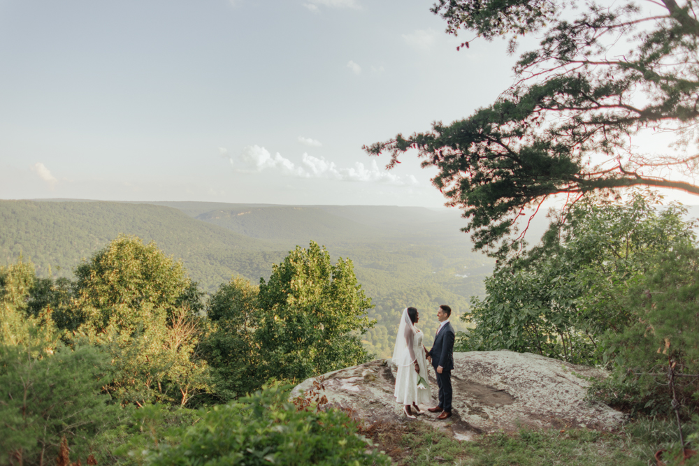 Lookout Mountain Elopement - Plum Nelly Overlook