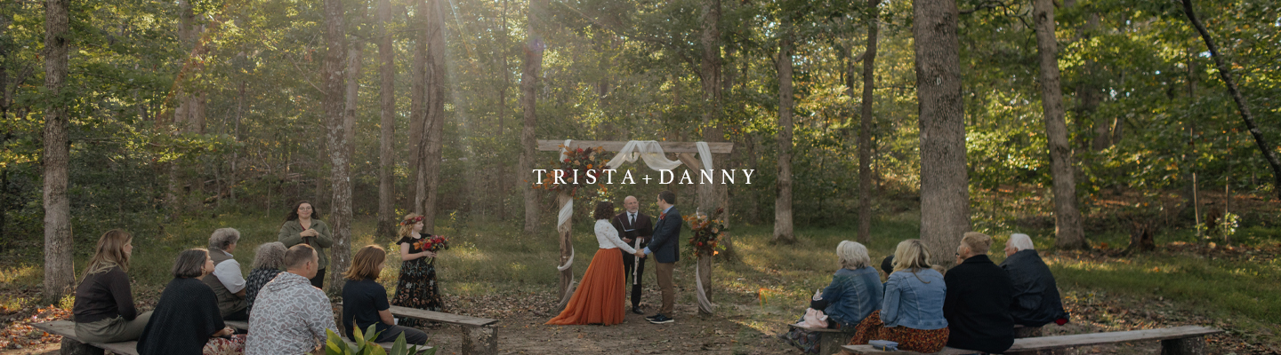 Small Mountain Wedding Banner - Walden Peak Farm Chattanooga